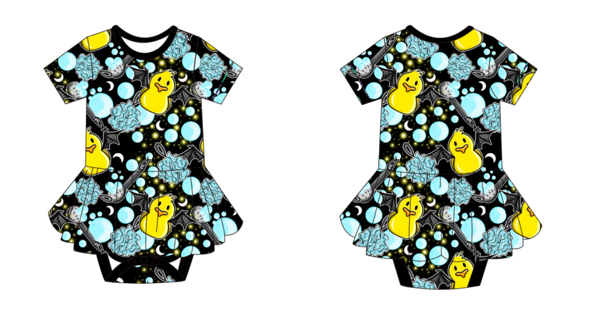 Squeaky Clean Twirl Skirt Bodysuit