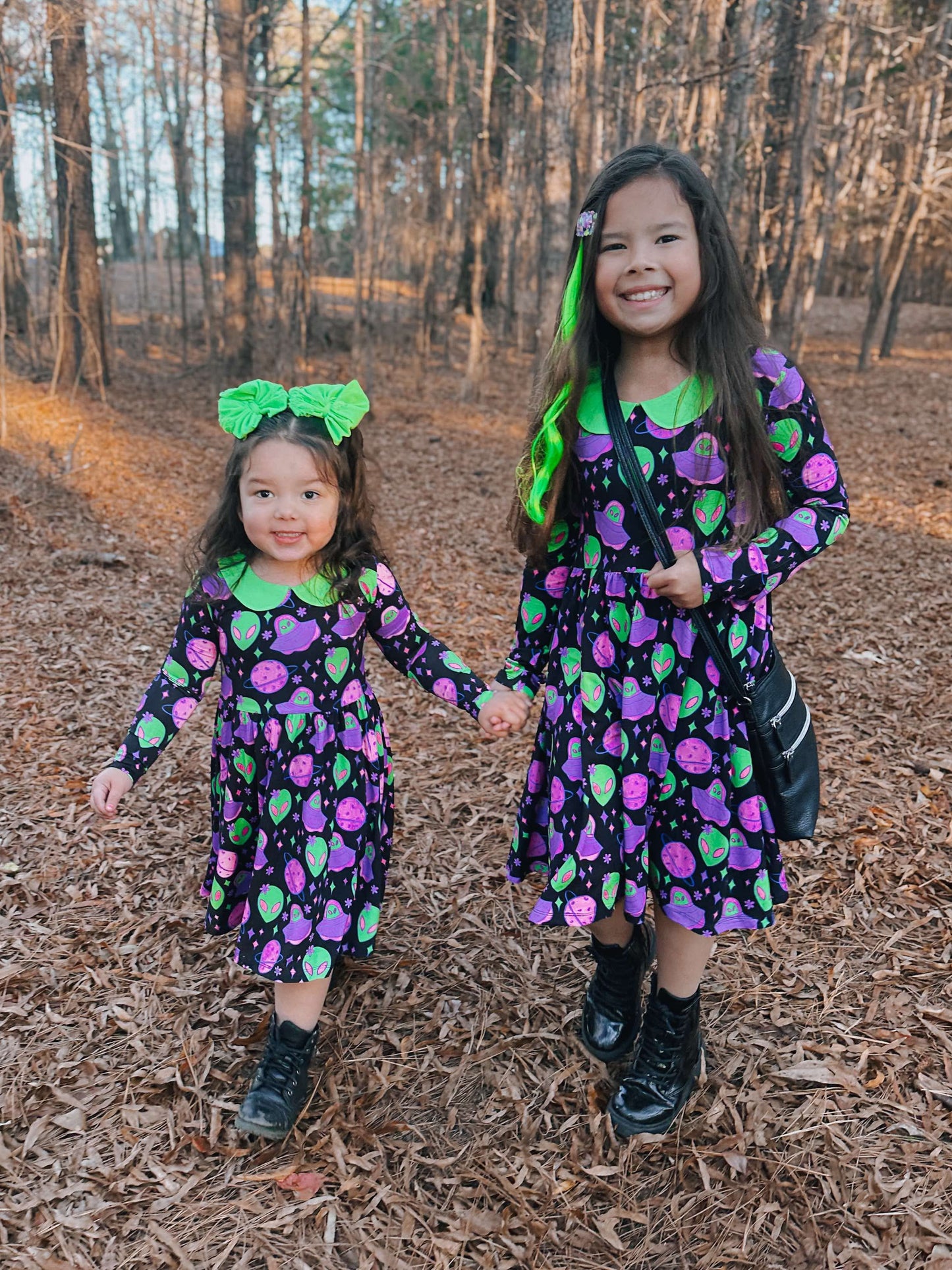 BAEliens Collared Twirl Dress