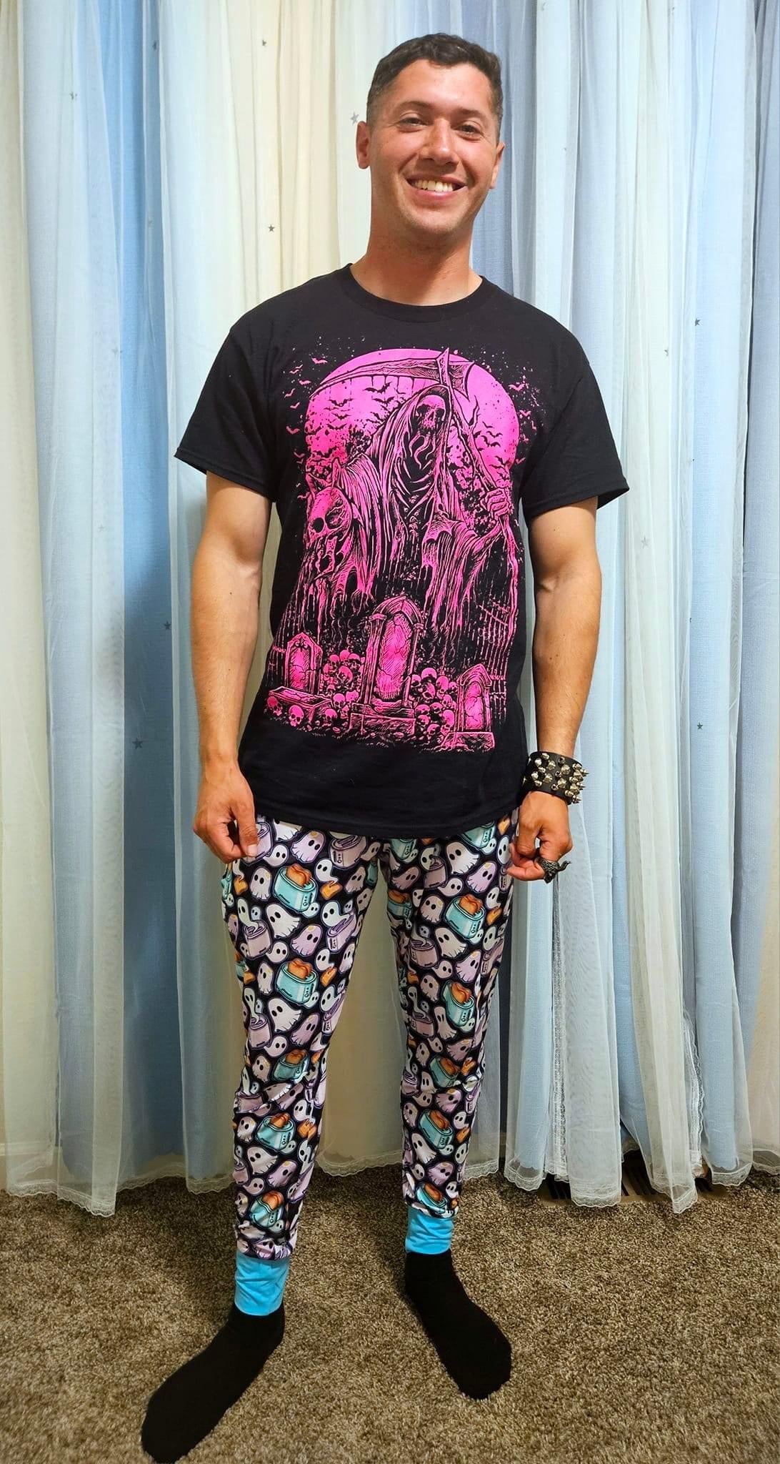 Light Toast, Blue Ghost Cuffed Joggers