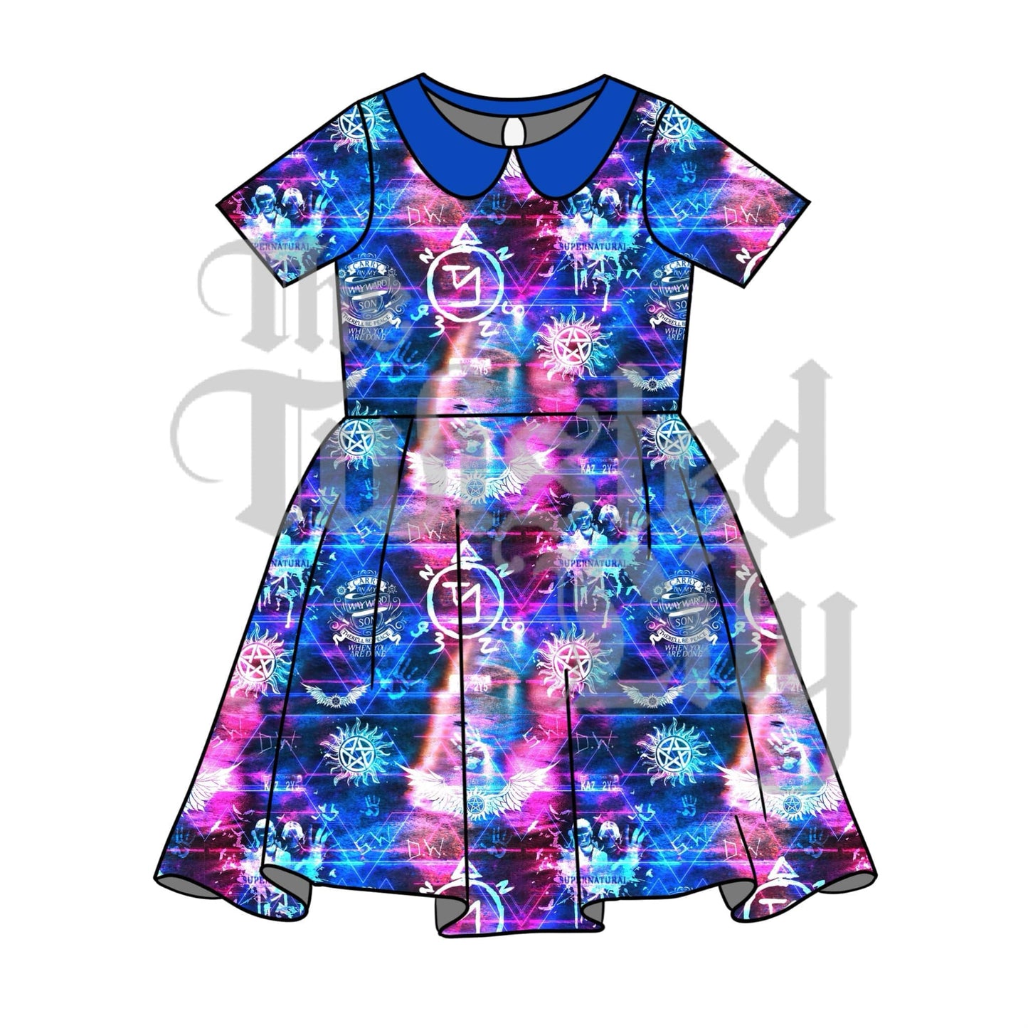 Winchester MacLeod Collared Twirl Dress