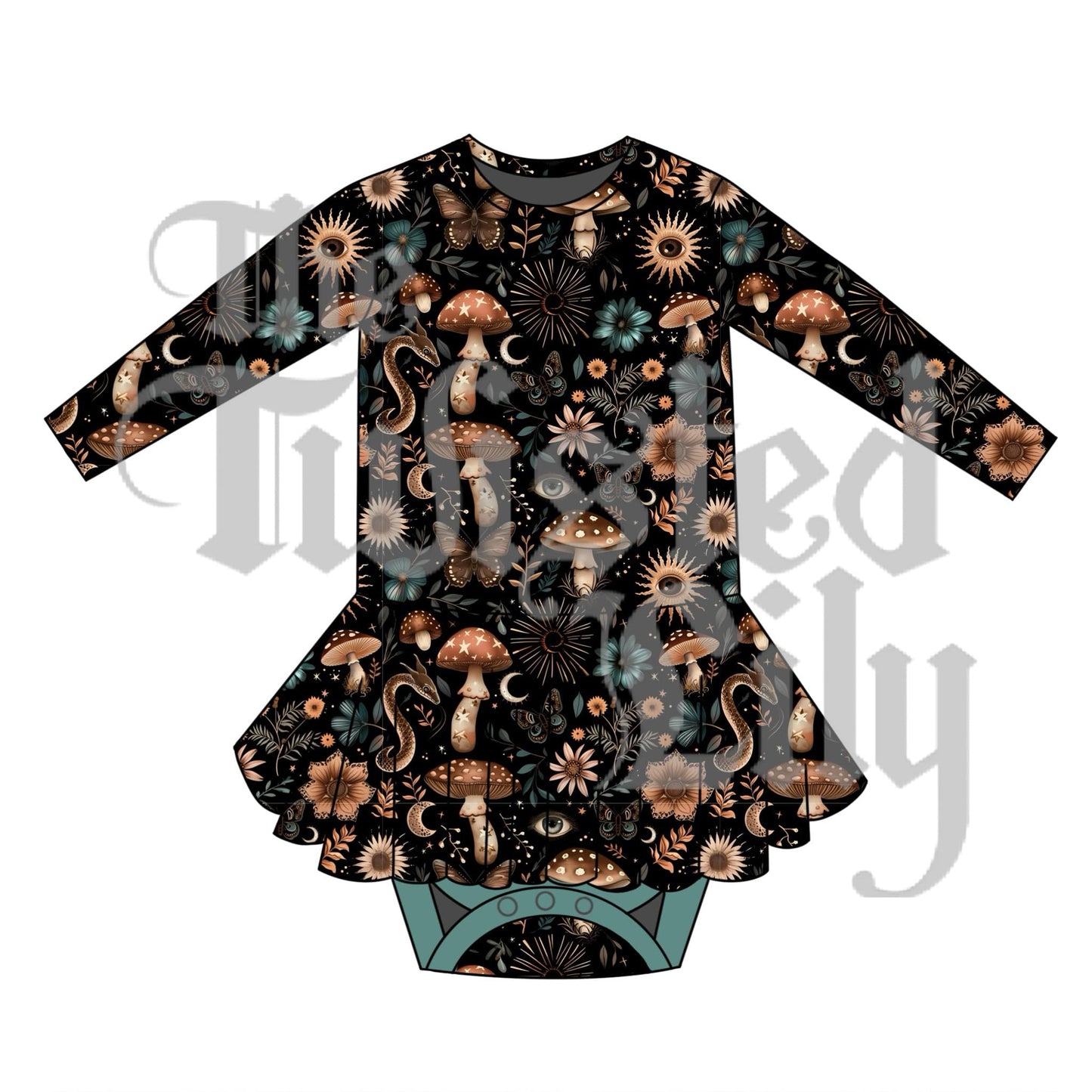 Witchful Thinking Twirl Skirt Bodysuit