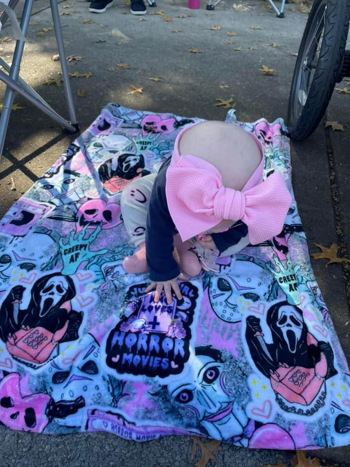 Valentine’s Day Minky Blanket