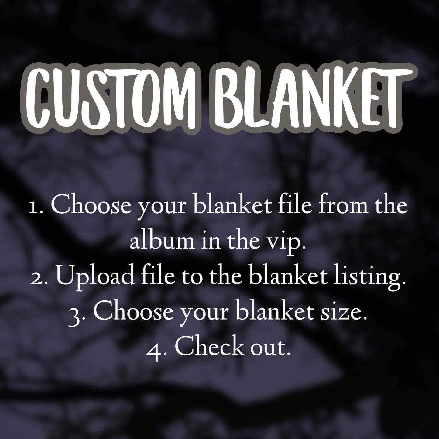 Custom Minky Blanket