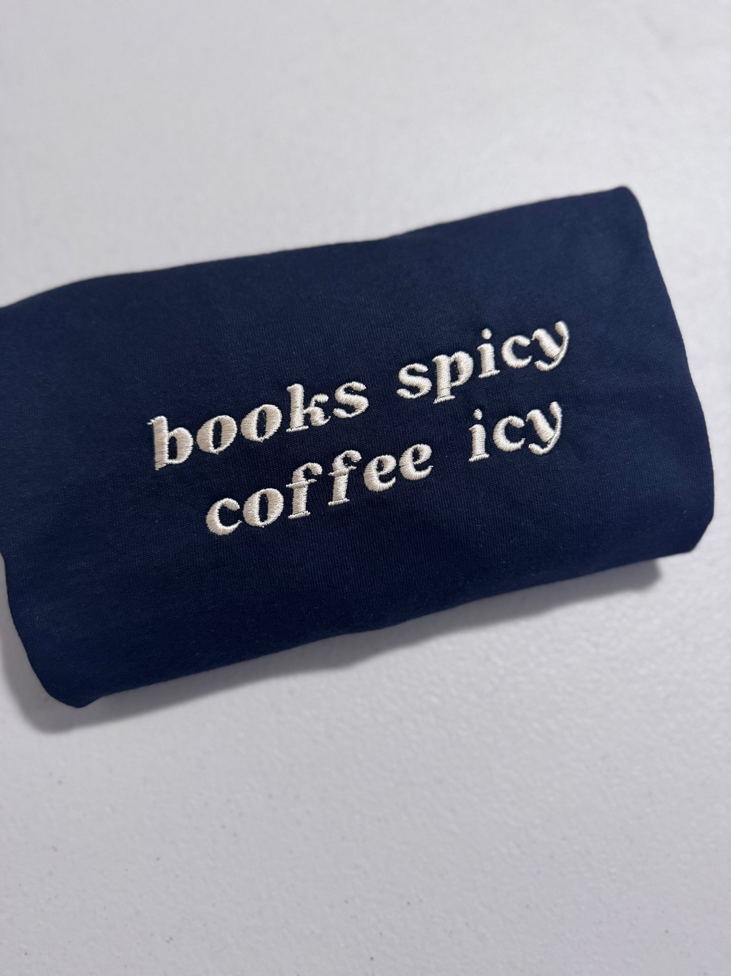 Books Spicy, Coffee Icy Design
