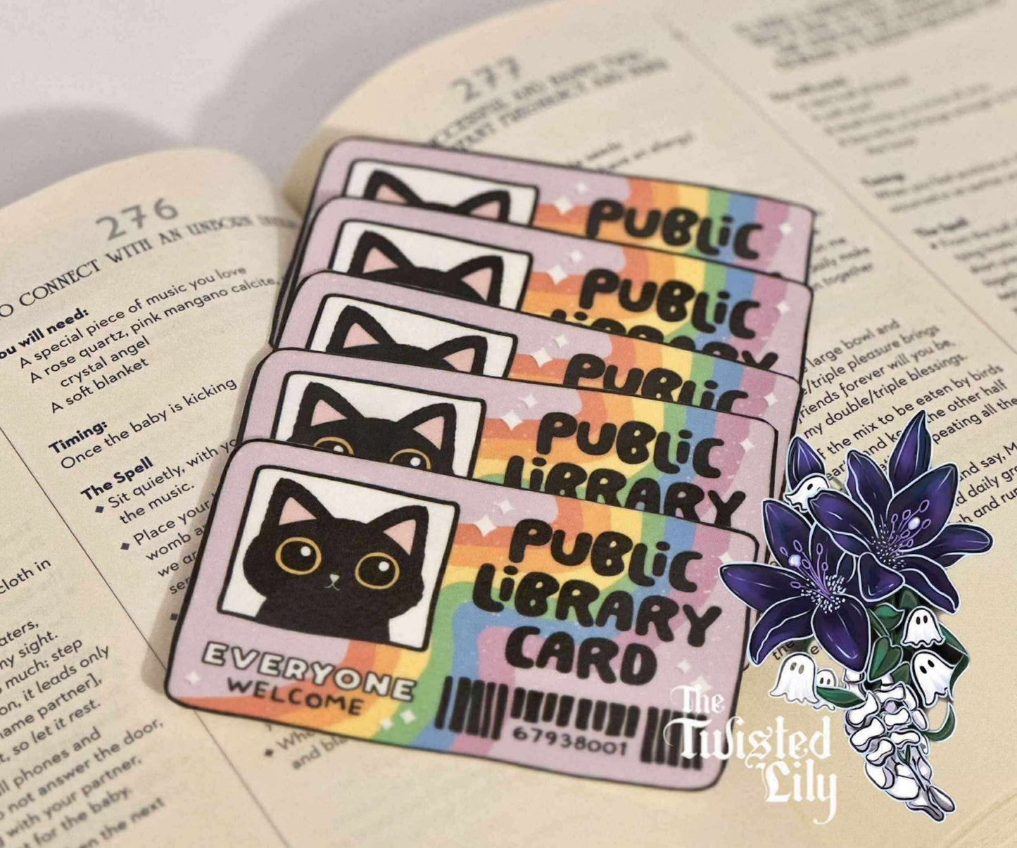 Public Library Card Bookmark