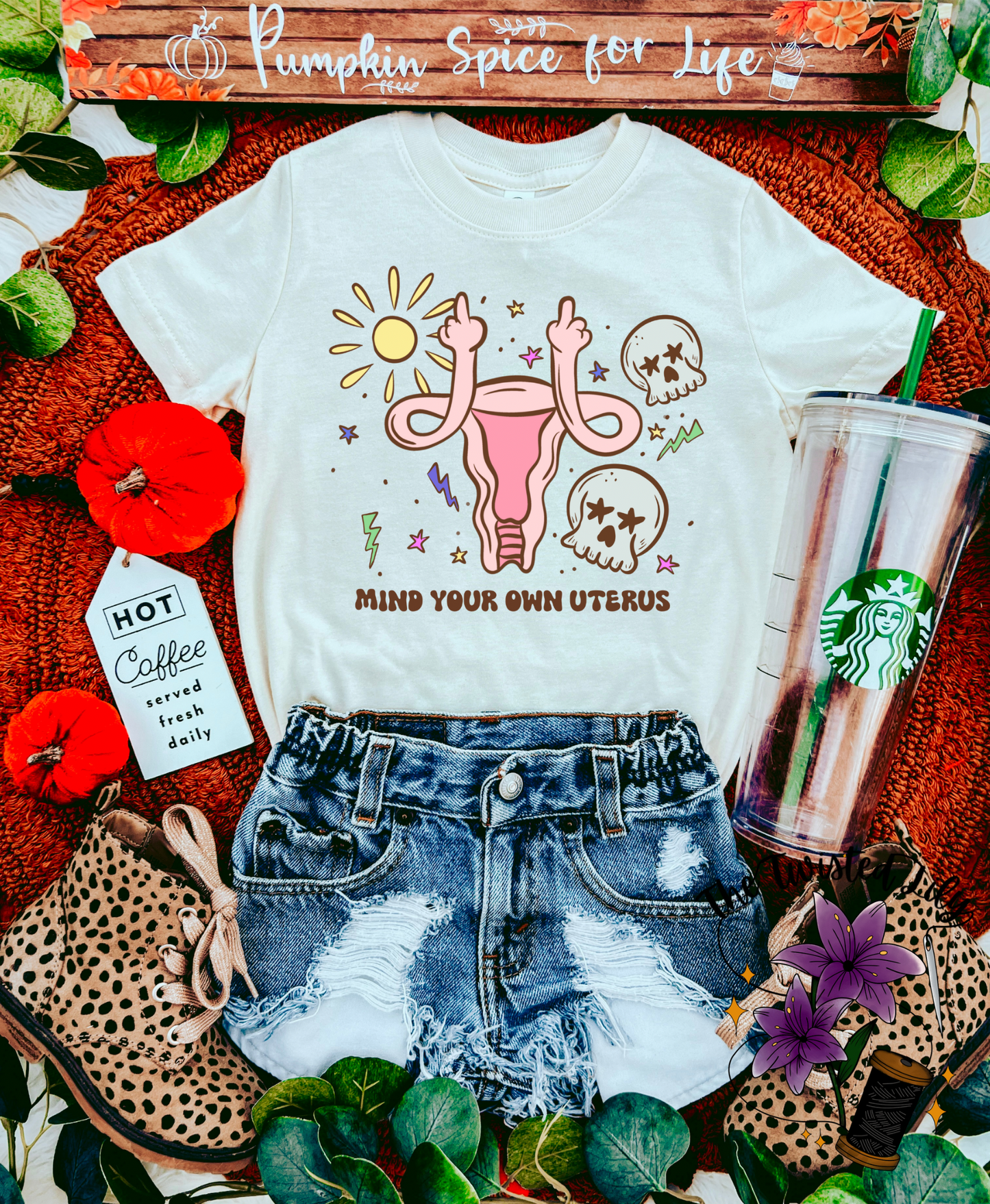 Mind Your Own Uterus Shirts/Crewnecks