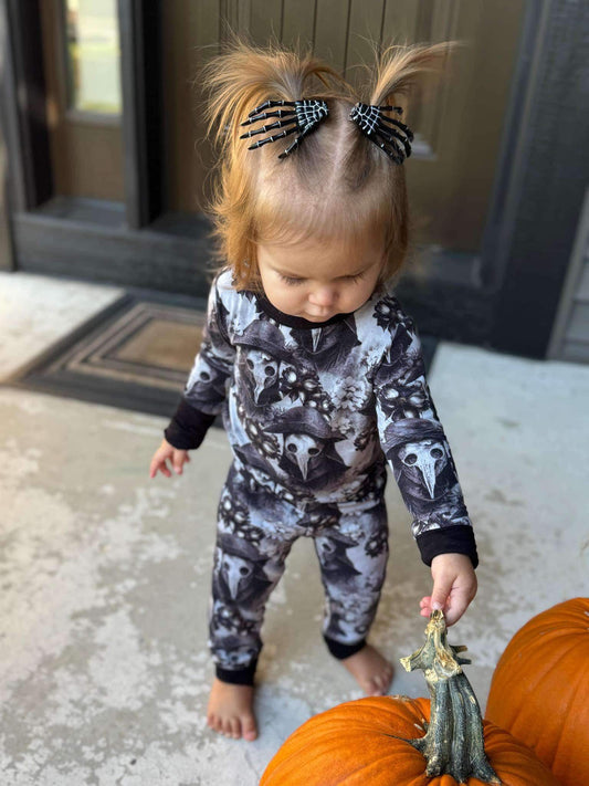 Skeleton Hand Hair Clips