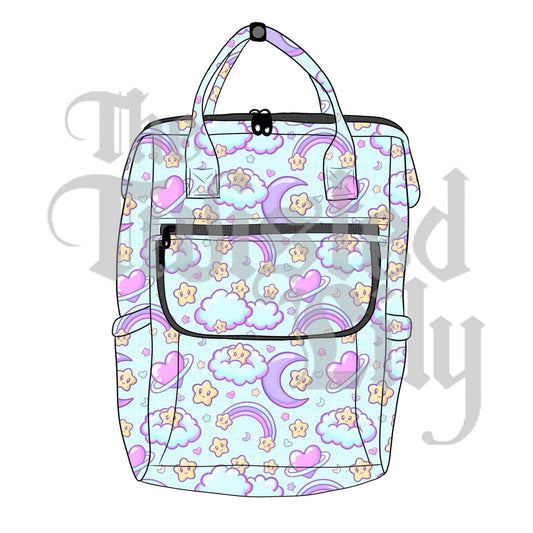 Pastel Rainbow Weekend Bag