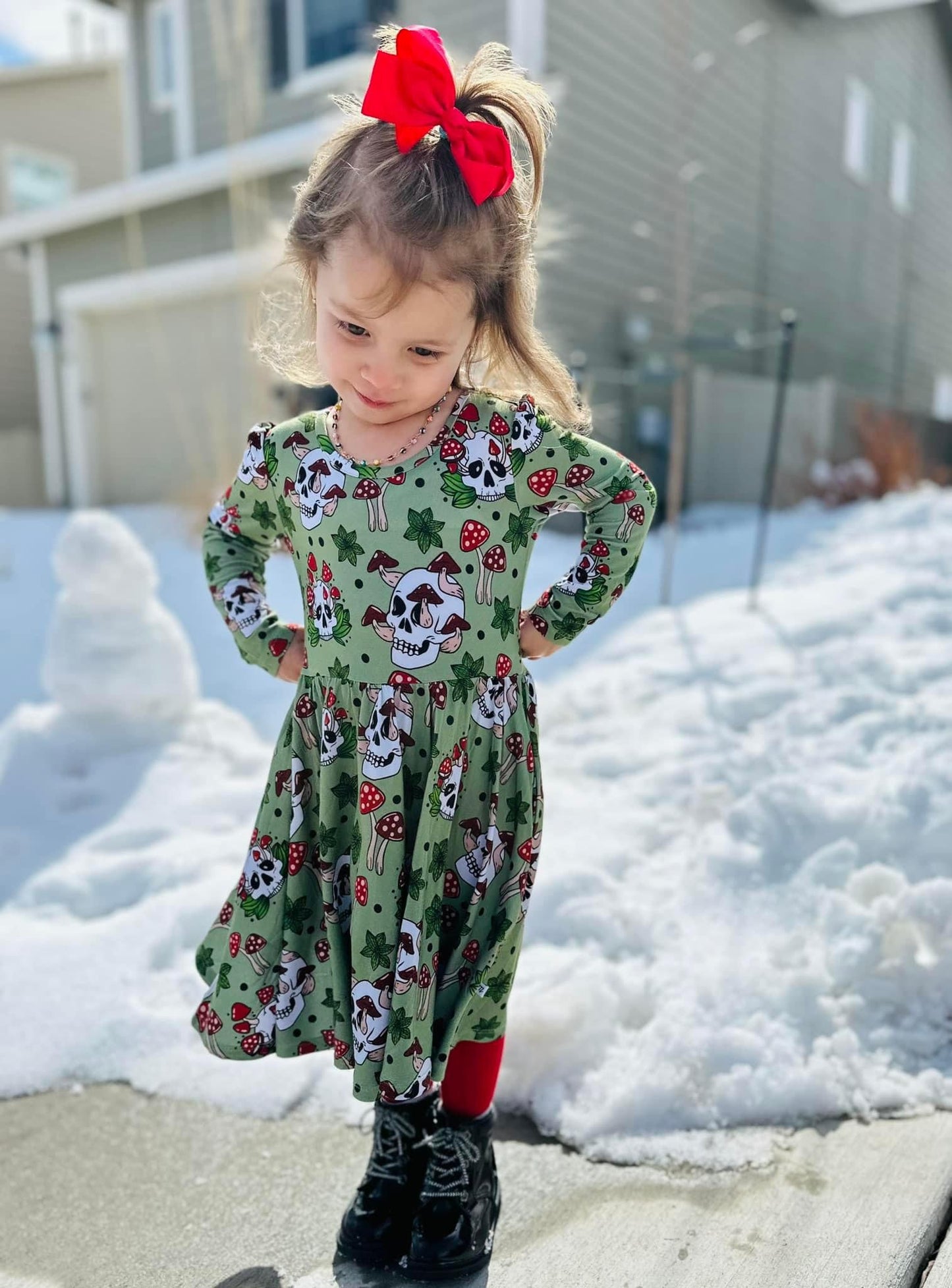 Life Grows On Tiered Twirl Dress