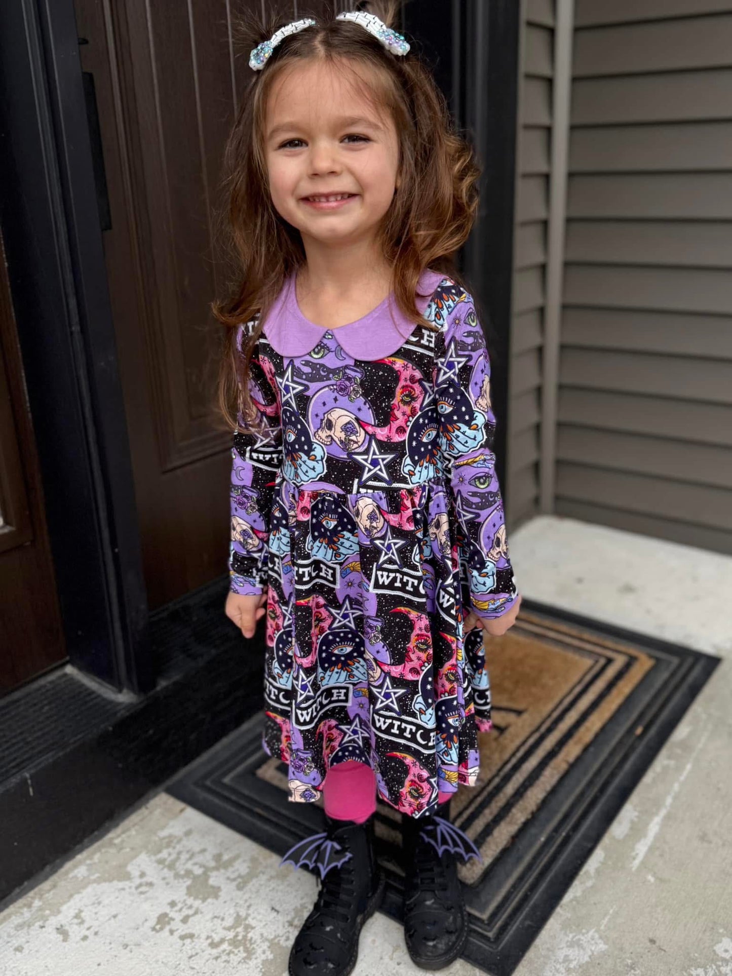 Season of the Witch Tiered Twirl Dress