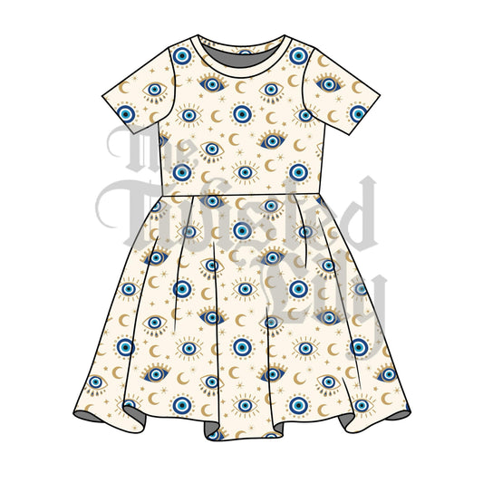 Eye Protect You Tiered Twirl Dress