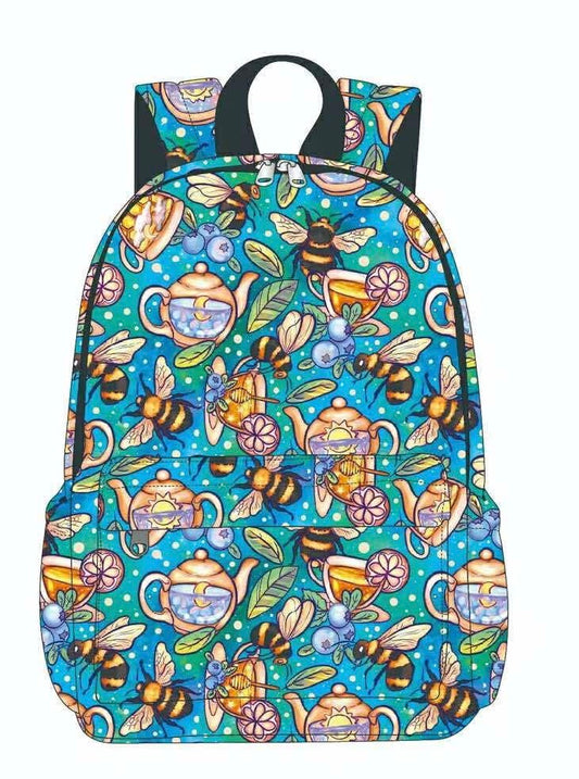 Bees & Teas Mini Backpack
