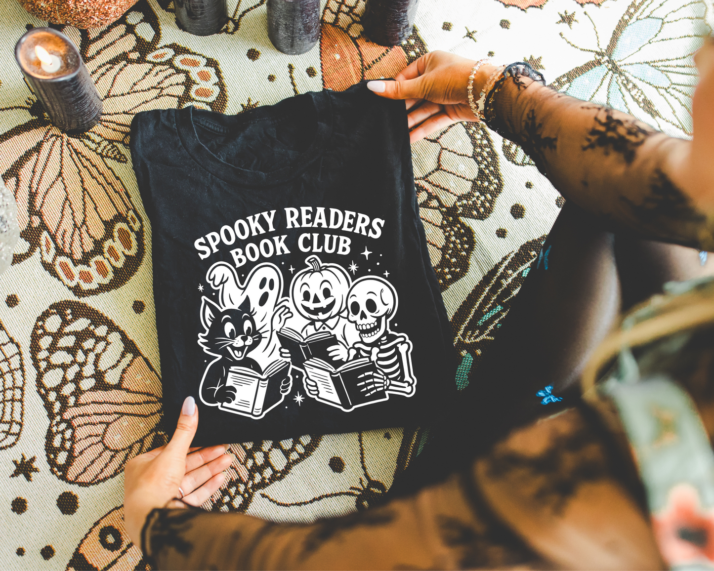 Spooky Readers Book Club Design