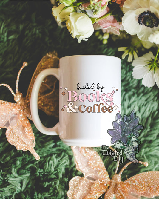 Fueled by Books & Coffee Mug