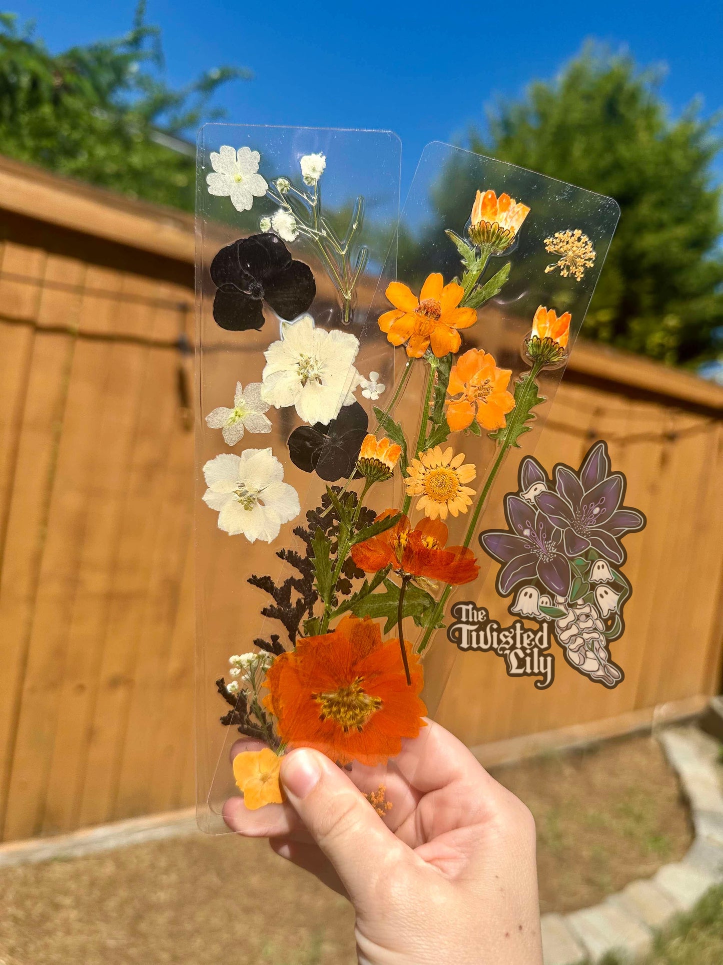 Pressed Flower Bookmarks