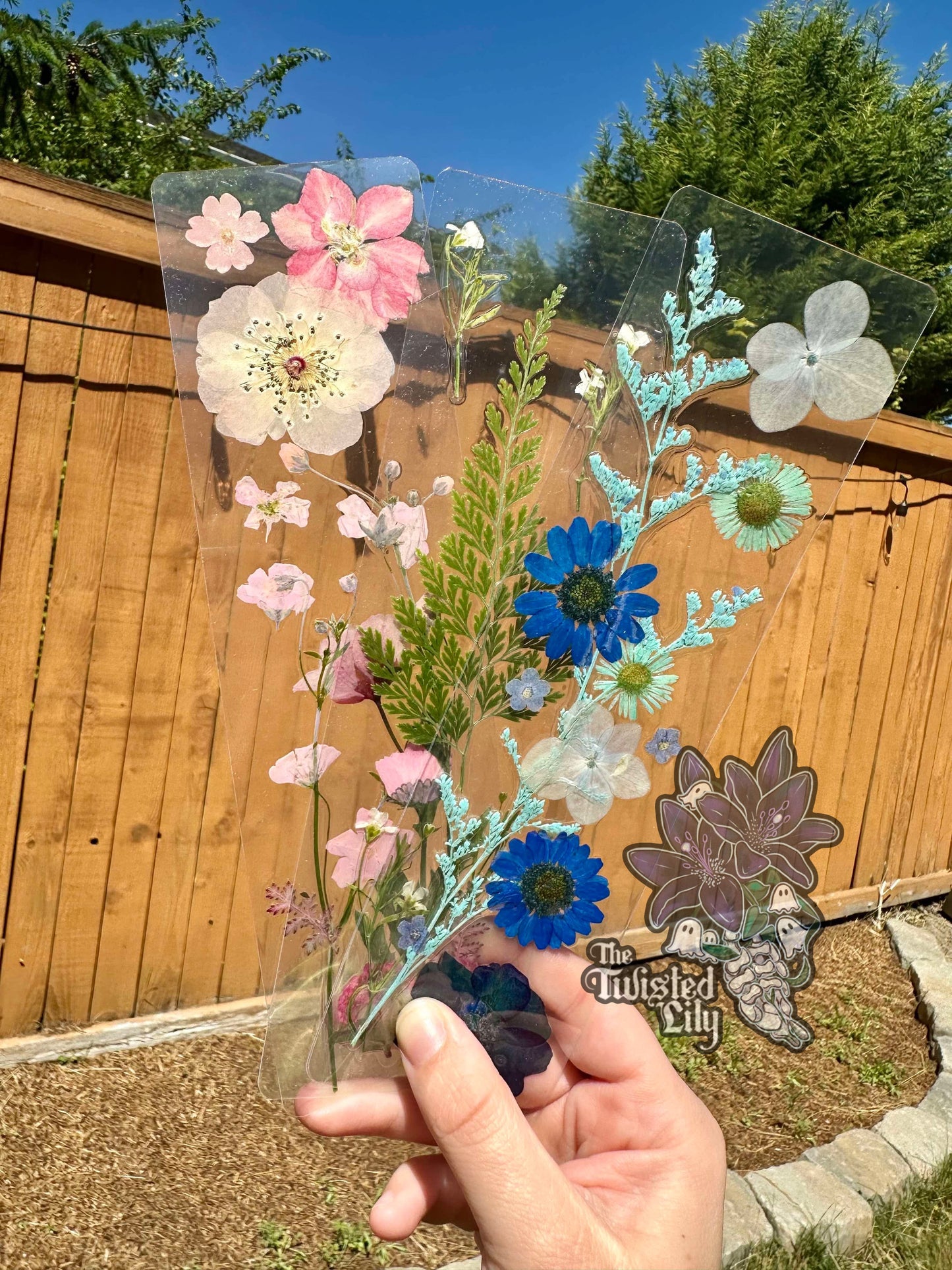 Pressed Flower Bookmarks