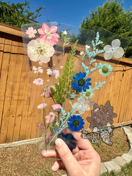 Pressed Flower Bookmarks