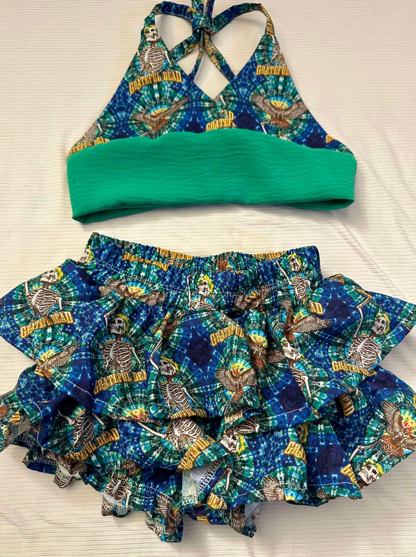3t Piper Top & Ruffle Skort Set