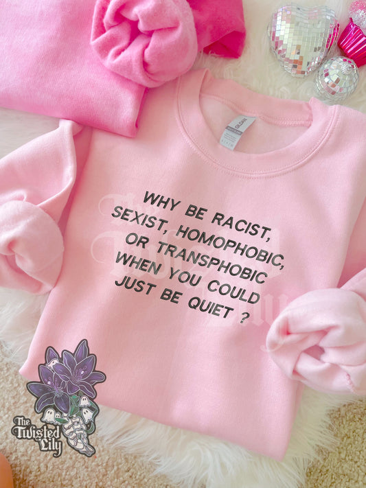 Just Be Quiet Design