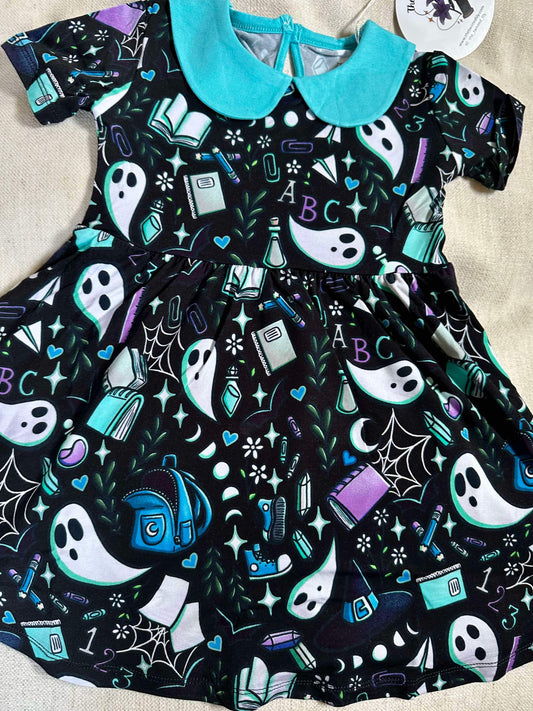 Too Ghoul for School Collared Twirl Dress