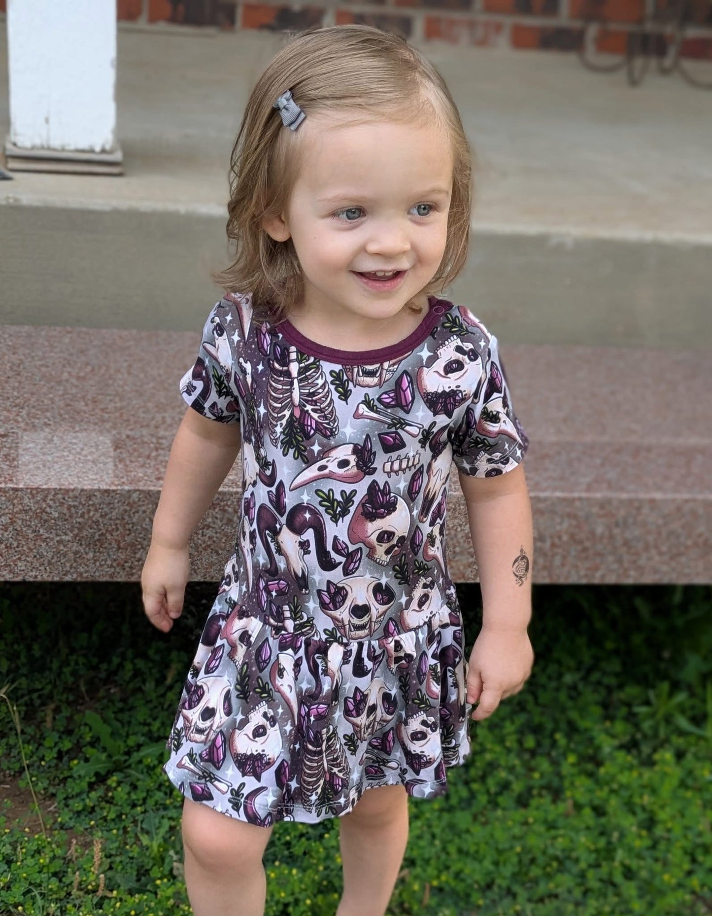 Amethyst Afterlife Twirl Skirt Bodysuit