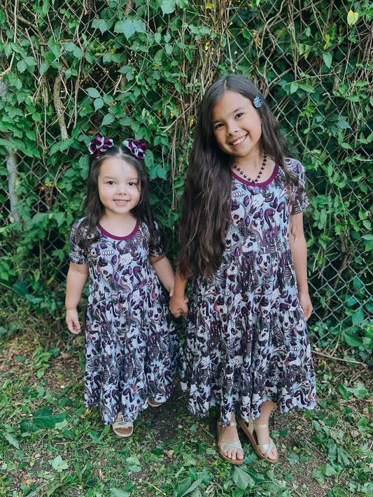 Amethyst Afterlife Tiered Twirl Dress
