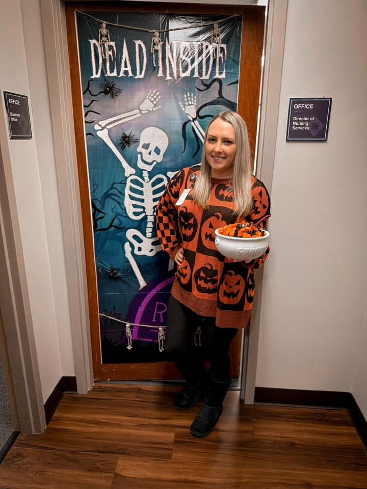 Oversized Jack-o-Lantern Sweater