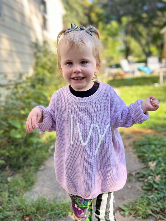 Custom Name Sweater
