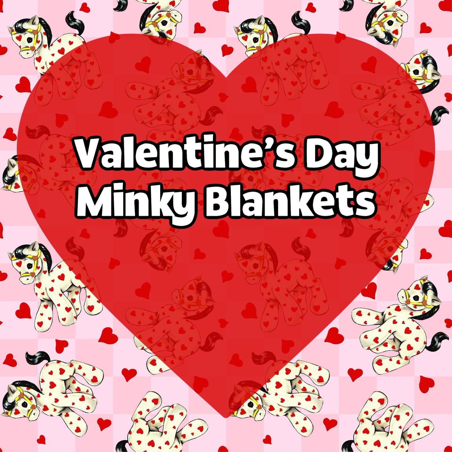 Valentine’s Day Minky Blanket