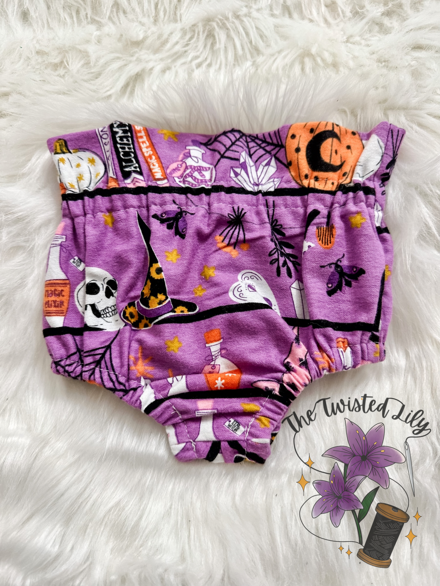Purple Witch Bloomers - 5T